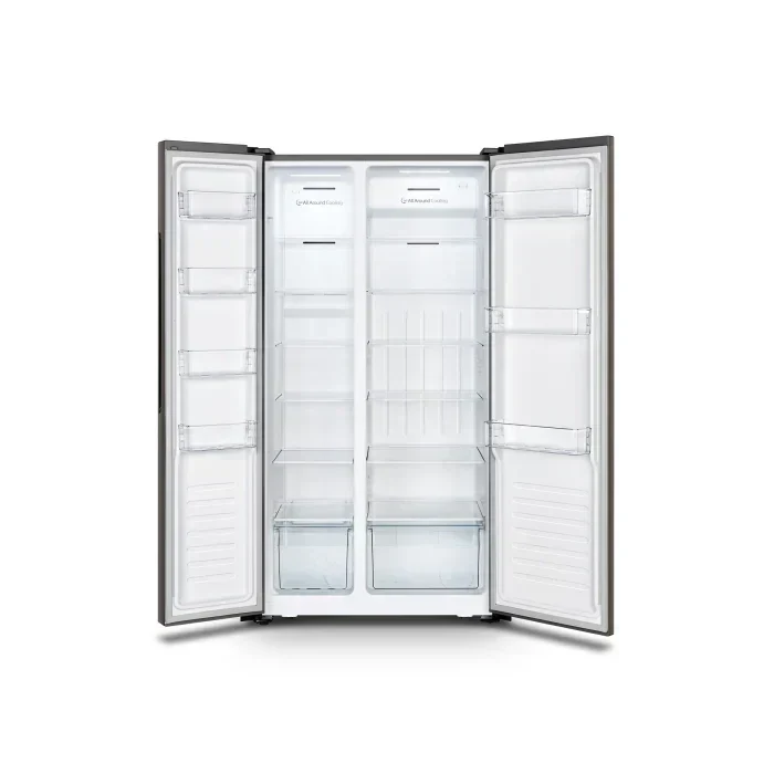 Hisense 516L Side by Side Fridge Freezer Inox H670SIT