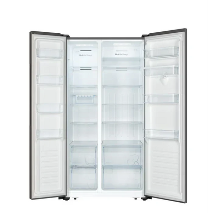Hisense 514L Side By Side Fridge Freezer Inox H670SITWD
